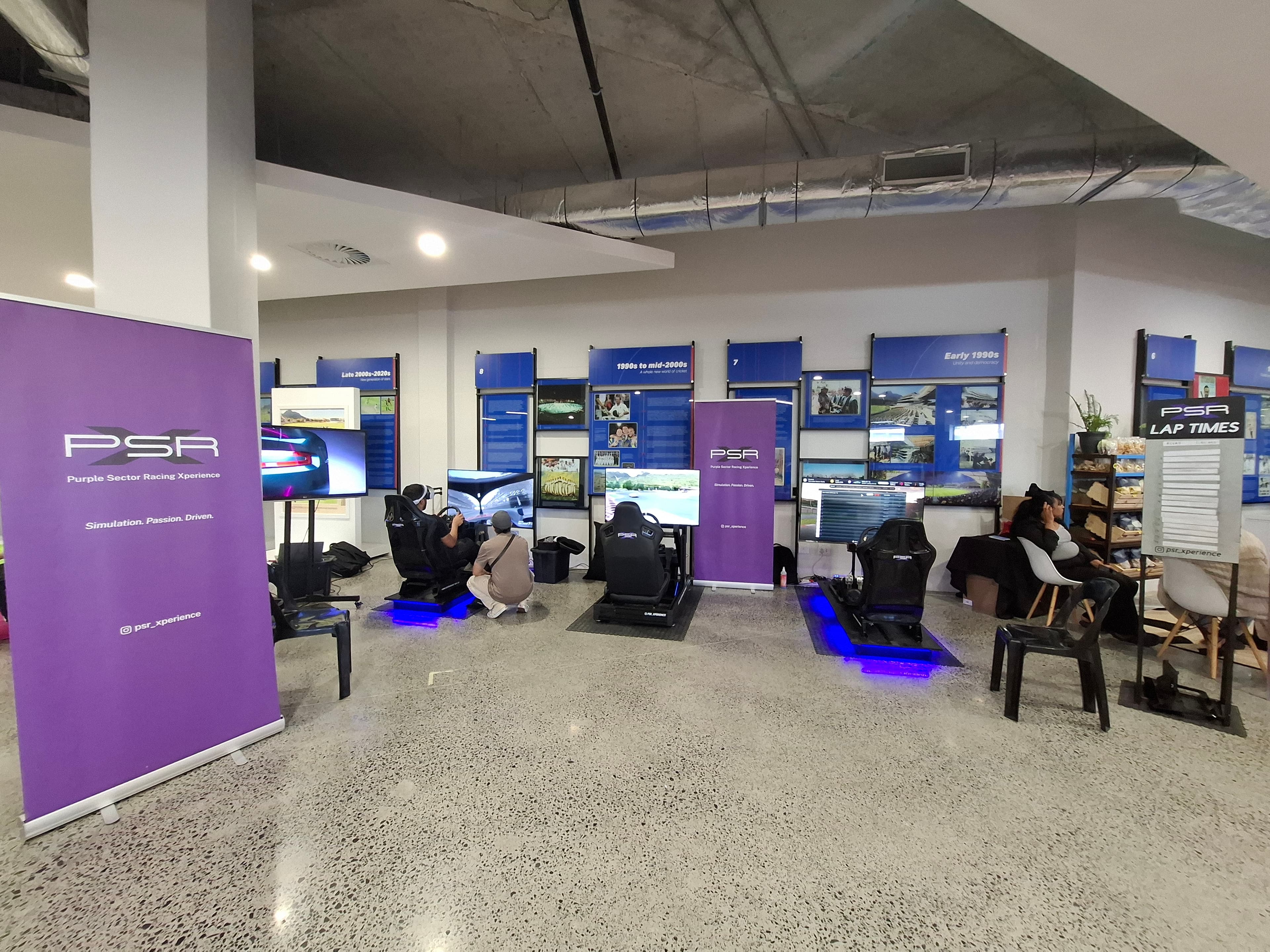 Corporate sim racing experience